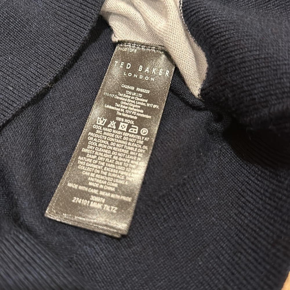 Ted Baker Tiltz Colour Block-Print Wool Knitwear - image 8